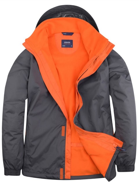 UC621 Deluxe Outdoor Jacket Grey/Orange